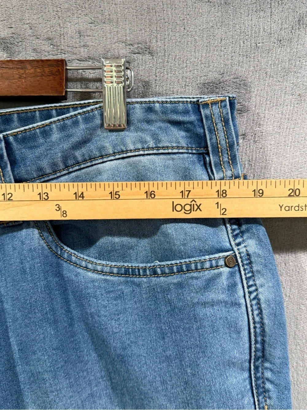 5.11 Tactical Jeans Mens 36 Defender Flex Regular‎ Blue Denim Hemmed Inseam